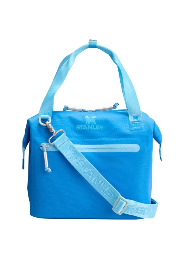 Stanley All Day Julienne Mini Cooler Bag & Insulated Lunch Tote | 7.4 QT (10 Can) Portable Soft Cooler with Leak-Proof Liner | Unique "Doctor's Bag" Hinge Top Design | Made from 100% Recycled Polyester | for Picnics, Hikes, Beach & Commute - Image 1