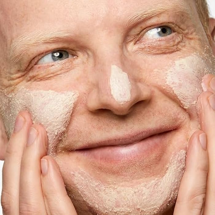 Clinique For Men Exfoliating + Cleansing Face Scrub With Salicylic Acid With Silica | Gentle For Daily Use | Preps For Shaving | For All Skin Types, 3.4 Fl Oz - Image 4