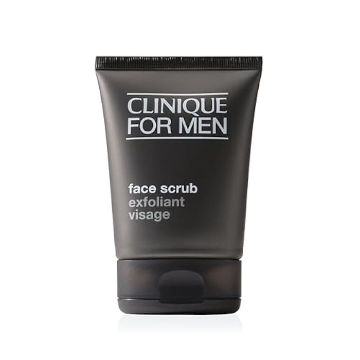 Clinique For Men Exfoliating + Cleansing Face Scrub With Salicylic Acid With Silica | Gentle For Daily Use | Preps For Shaving | For All Skin Types, 3.4 Fl Oz - Image 1