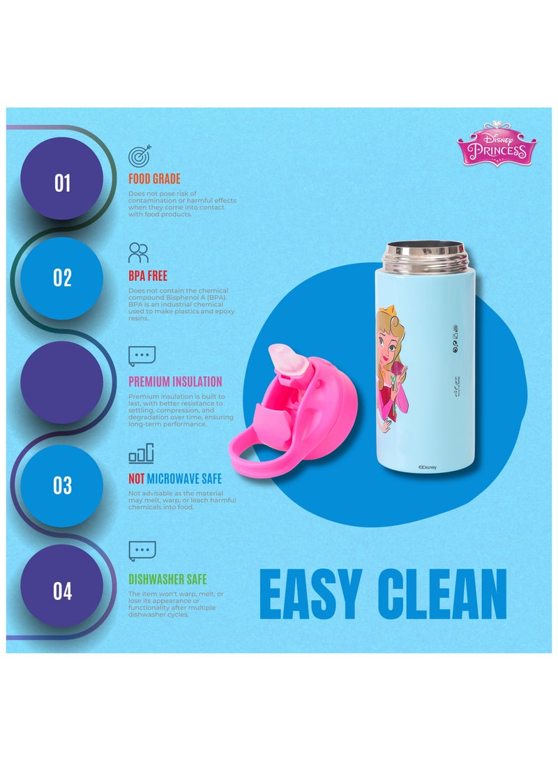Disney Disney Princess In The Palace Stainless Steel Water Bottle - Image 5