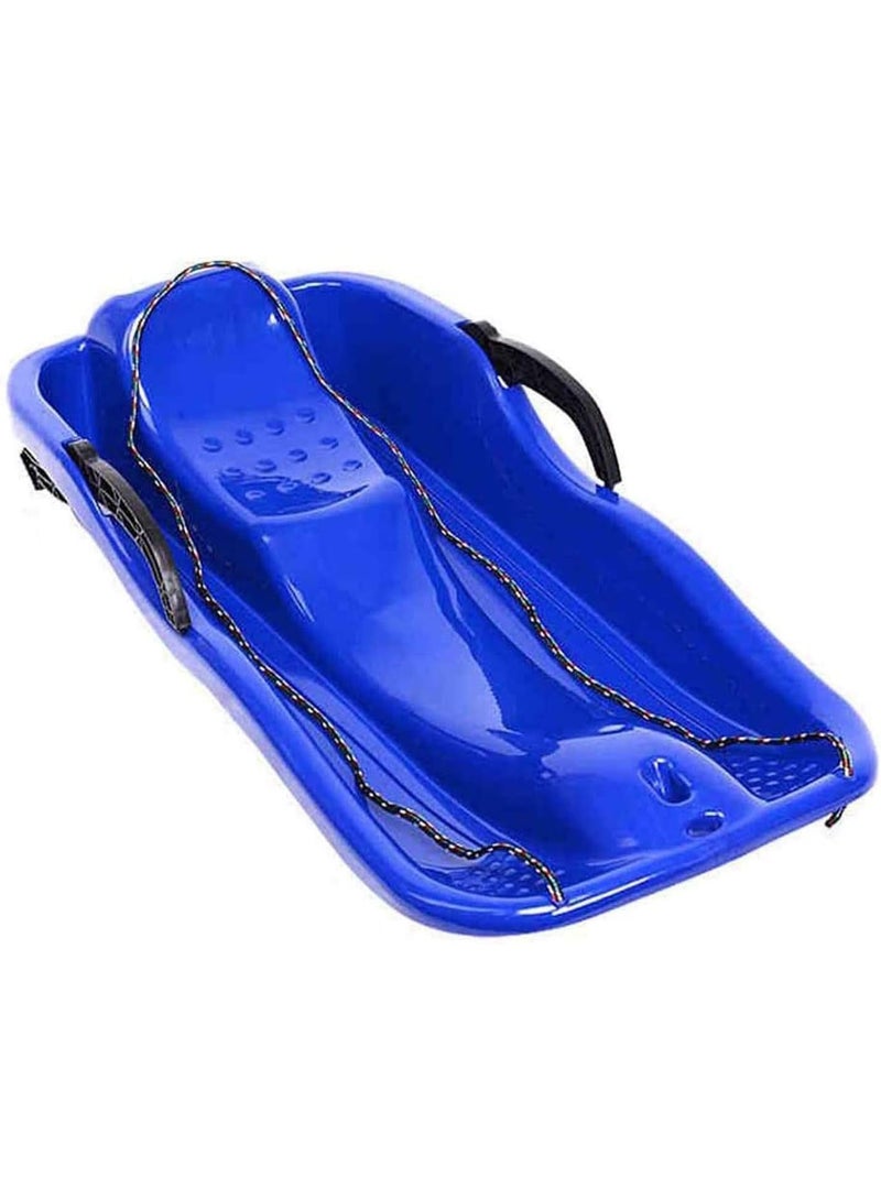 BLOOMING TIME Heavy Duty Sand Skiing Board for 2 Kids With Brake Outdoor Sports Plastic Skiing Boards Sled Snow Grass Sand Board Ski Pad Snowboard With Rope - Image 1