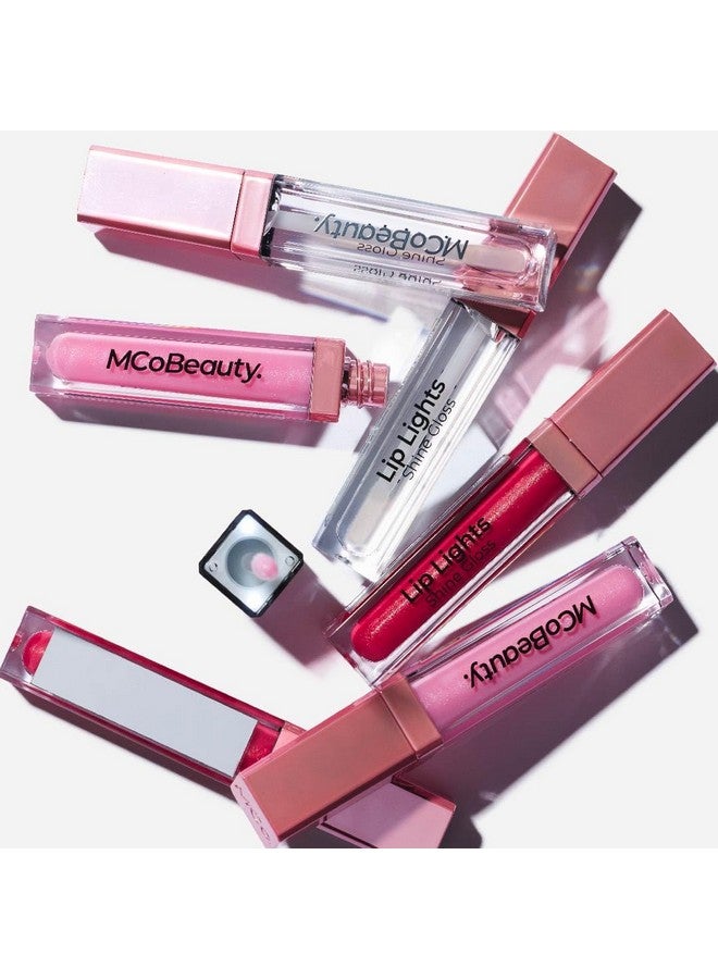 MCoBeauty LipLights Shine Gloss, Clear, Gloss for Irresistible Lips, Vegan, Cruelty Free Cosmetics - Image 3