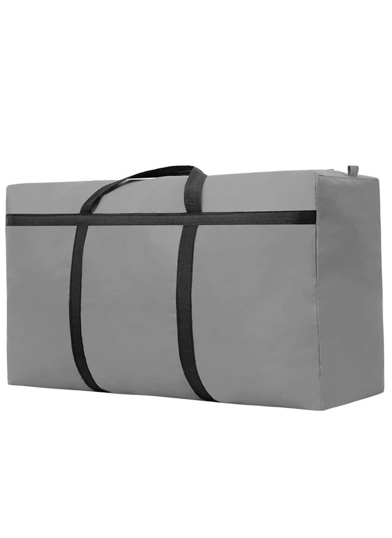HomarKet Foldable Oversized Waterproof Storage Bag Organizer With Zips Grey 230L  - Image 1