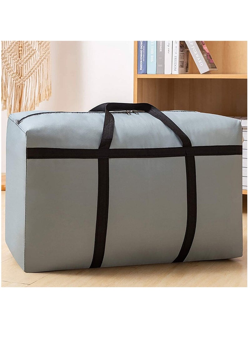 HomarKet Foldable Oversized Waterproof Storage Bag Organizer With Zips Grey 230L  - Image 2