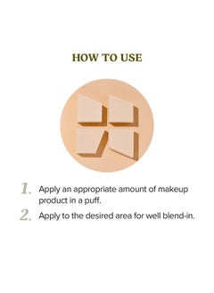 SKIN FOOD since 1957 SKINFOOD Wedge Puff Sponges Jumbo Size 12pcs - Blender Beauty Foundation Wedges Blending Sponge - Makeup Wedges - Multi Purpose Cosmetic Applicator Makeup Sponge Blender for Makeup & Concealer  - Image 5