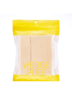 SKIN FOOD since 1957 SKINFOOD Wedge Puff Sponges Jumbo Size 12pcs - Blender Beauty Foundation Wedges Blending Sponge - Makeup Wedges - Multi Purpose Cosmetic Applicator Makeup Sponge Blender for Makeup & Concealer  - Image 1