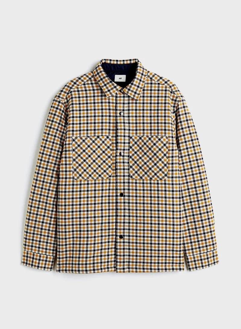 H&M  Checked Regular Fit Shirt for Men | Best Price UAE