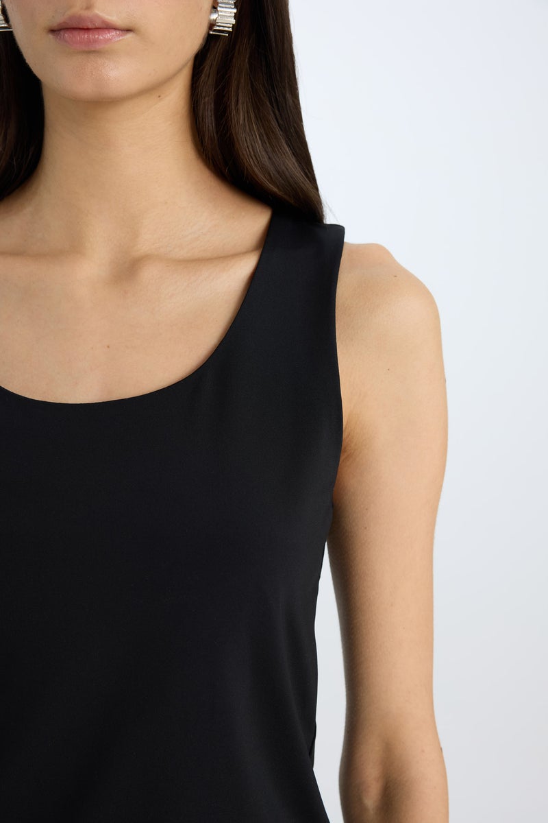 DeFacto Woman Slim Fit Basic Round Collar Sleeveless Tank Top  - Image 5