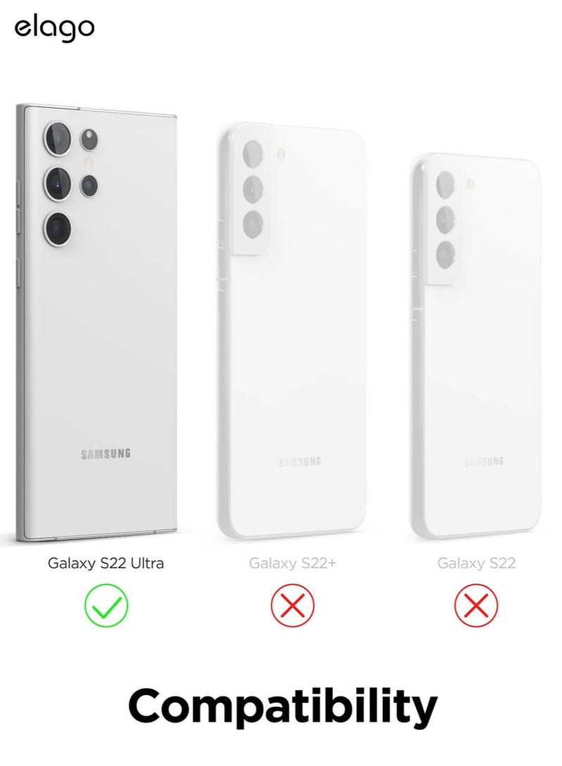 Elago Silicone for Samsung Galaxy S22 Ultra Case Cover - Sand Pink - Image 2