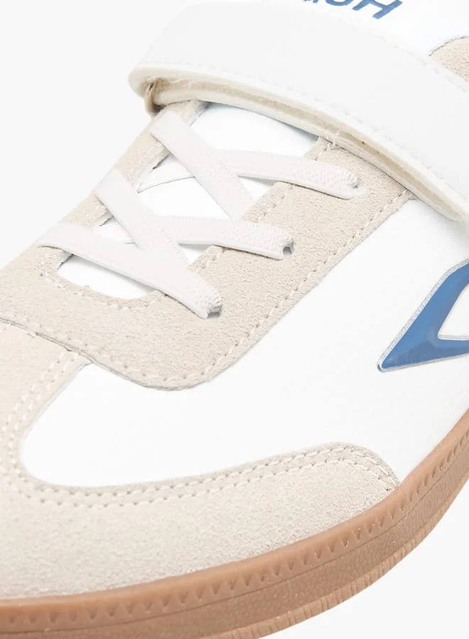 Dash Boys Panelled Sports Shoes With Hook And Loop Closure
