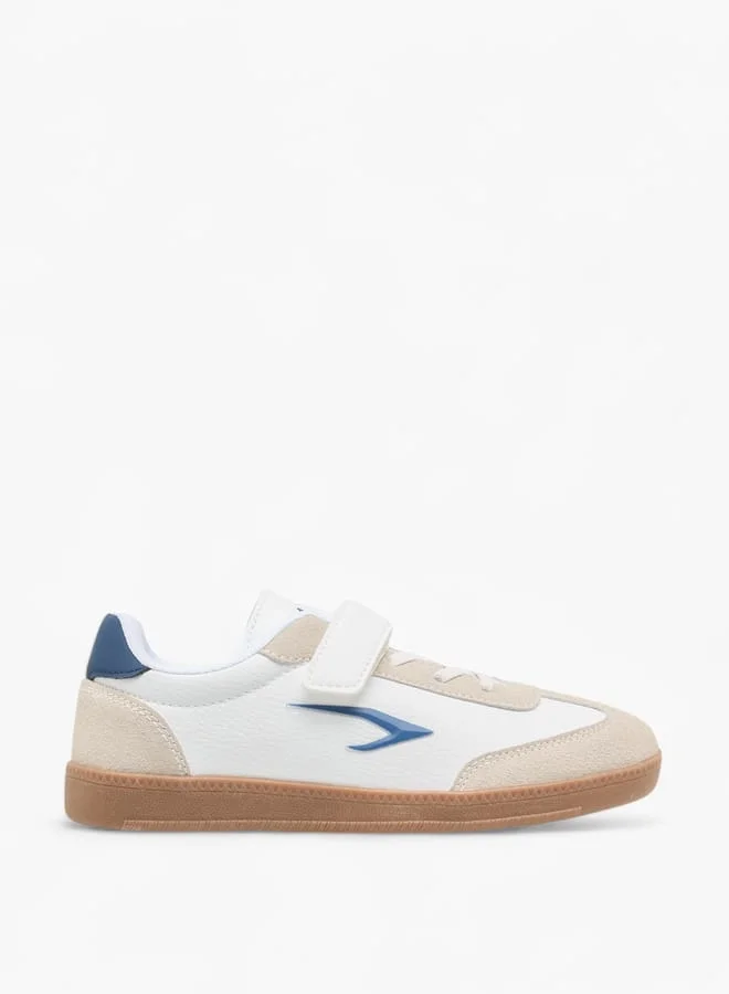 Dash Boys Panelled Sports Shoes With Hook And Loop Closure