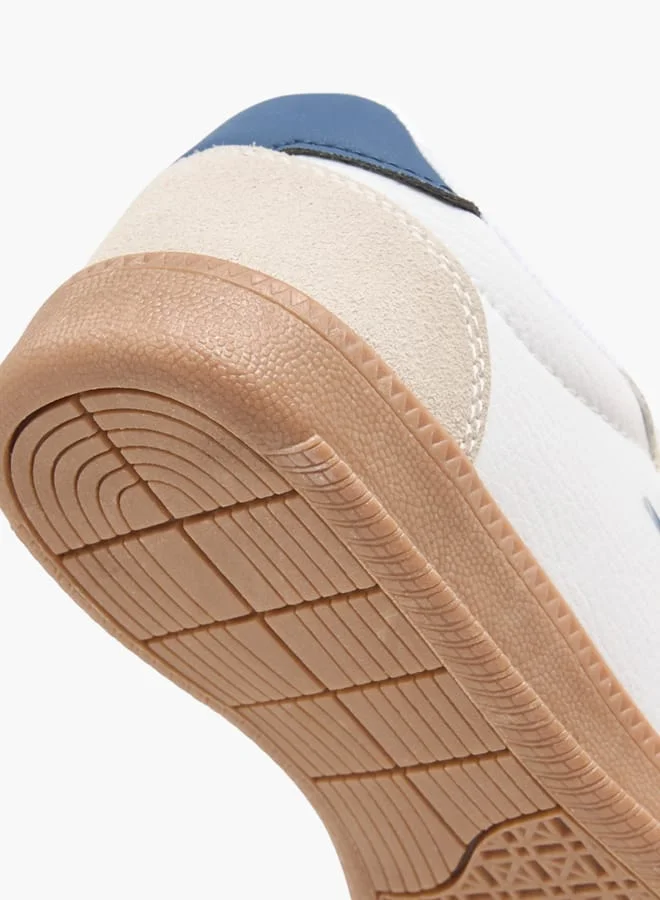Dash Boys Panelled Sports Shoes With Hook And Loop Closure