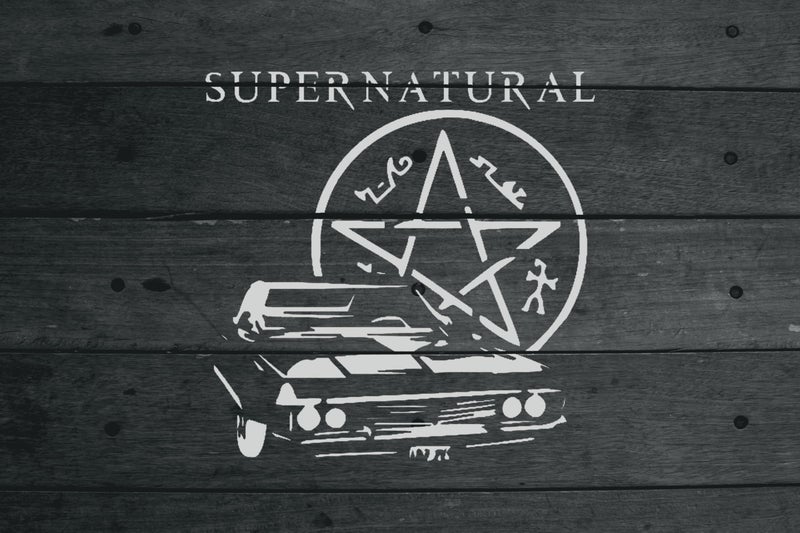 STENCILAIR Supernatural Impala Stencil - Cruise into The World of Supernatural with an 8 x 8-inch Stencil - Image 4