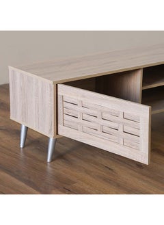 DANUBE HOME Ave Tv Cabinet Upto 75 Inches Entertainment Wall Tv Unit Wooden Tv Rack Stand Media Console Table For Living Room L 180x40x44.5 Cm Sonoma Oak  - Image 5