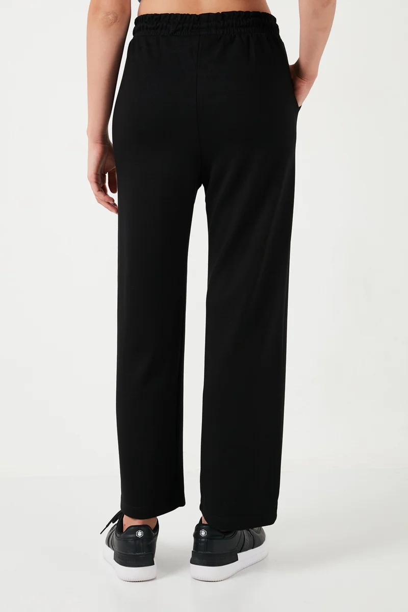 Lela Stretch Wide Leg Regular Fit Oysho Fabric Sweatpants Women's Sweatpants 5865881