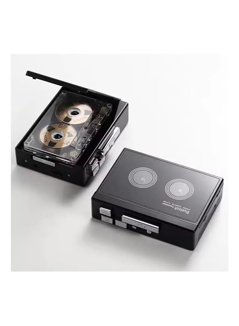 Outdoor Retro Nostalgic Radio Portable Cassette Tape Player Wireless BT Speaker With Play/Fast Forward/Rewind/Auto Flip Function - Image 1