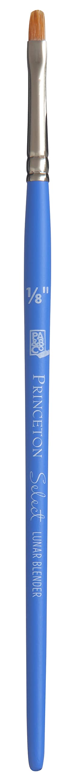 Princeton Select Artiste, Series 3750, Paint Brush for Acrylic, Watercolor and Oil, Lunar Blender, 1/8 Inch - Image 1