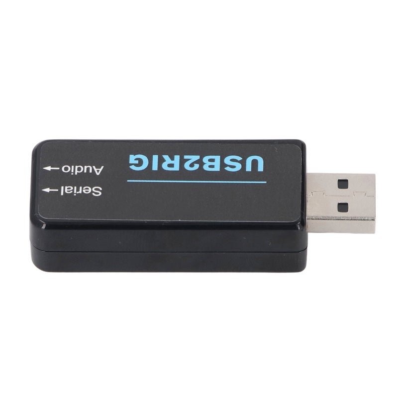 محول صوت USB بأبعاد 53 × 24 × 14 مم مصنوع من مادة ABS مع واجهة صوت وسيط متكاملة - محول تسلسلي USB بالتحكم PTT لمشغلي الراديو الهواة والاحترافية في التثبيتات الميدانية أو المتنقلة - Image 5