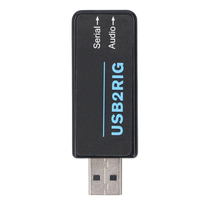 محول صوت USB بأبعاد 53 × 24 × 14 مم مصنوع من مادة ABS مع واجهة صوت وسيط متكاملة - محول تسلسلي USB بالتحكم PTT لمشغلي الراديو الهواة والاحترافية في التثبيتات الميدانية أو المتنقلة - Image 2