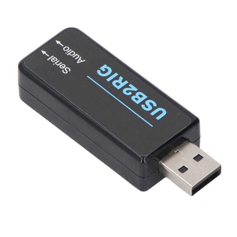 محول صوت USB بأبعاد 53 × 24 × 14 مم مصنوع من مادة ABS مع واجهة صوت وسيط متكاملة - محول تسلسلي USB بالتحكم PTT لمشغلي الراديو الهواة والاحترافية في التثبيتات الميدانية أو المتنقلة - Image 4
