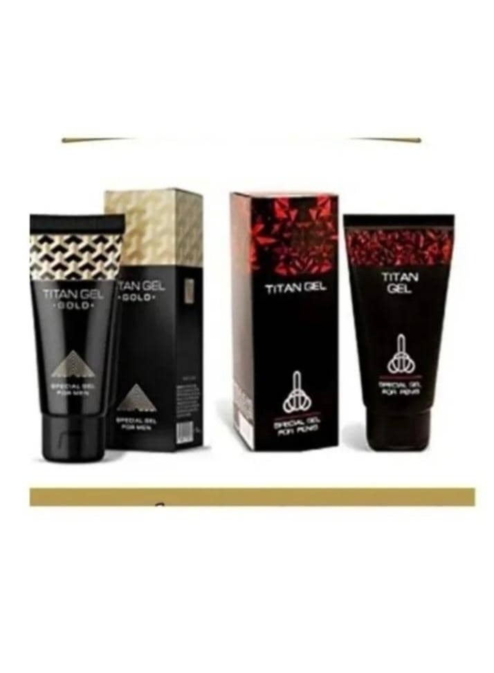 lara 100% original Titan Gel Gold, red and gold