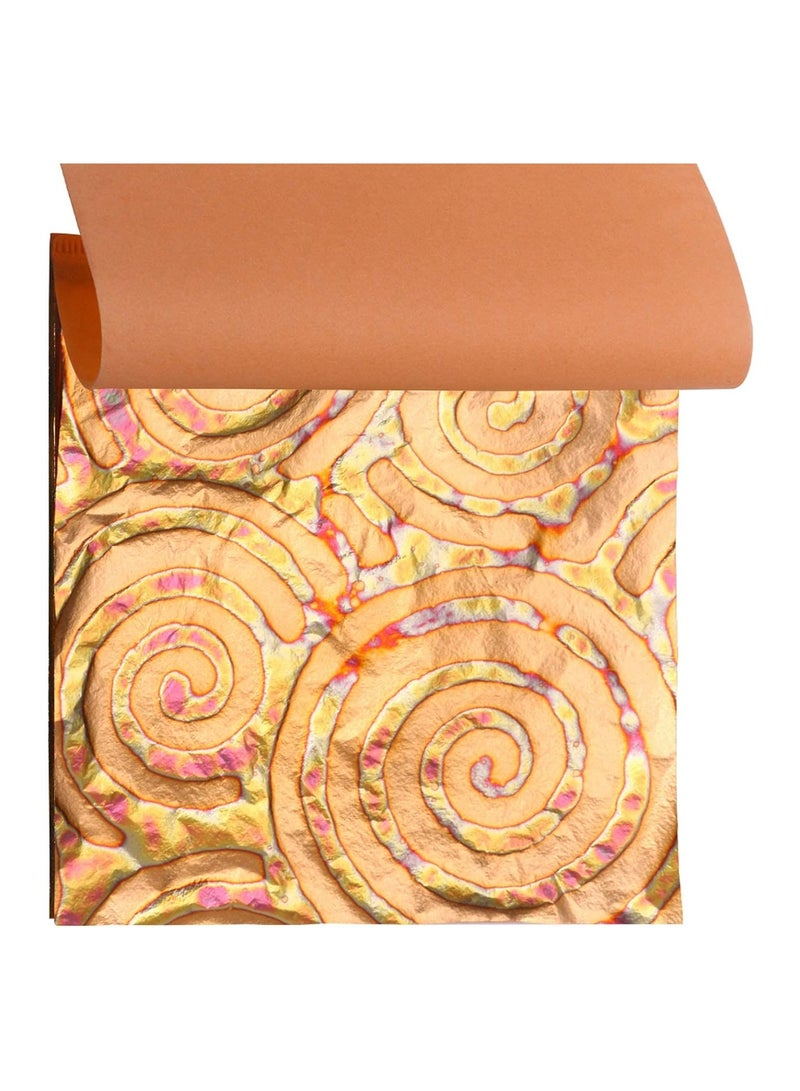 سيوسي 50 ورقة من أوراق أوراق الذهب المتنوعة، أنواع متعددة من أوراق الأوراق المعدنية مع أنماط لرقائق رقائق الذهب الراتنجية، أوراق معدنية لصنع مجوهرات الراتنج، وحرف تزيين الأظافر - Image 1