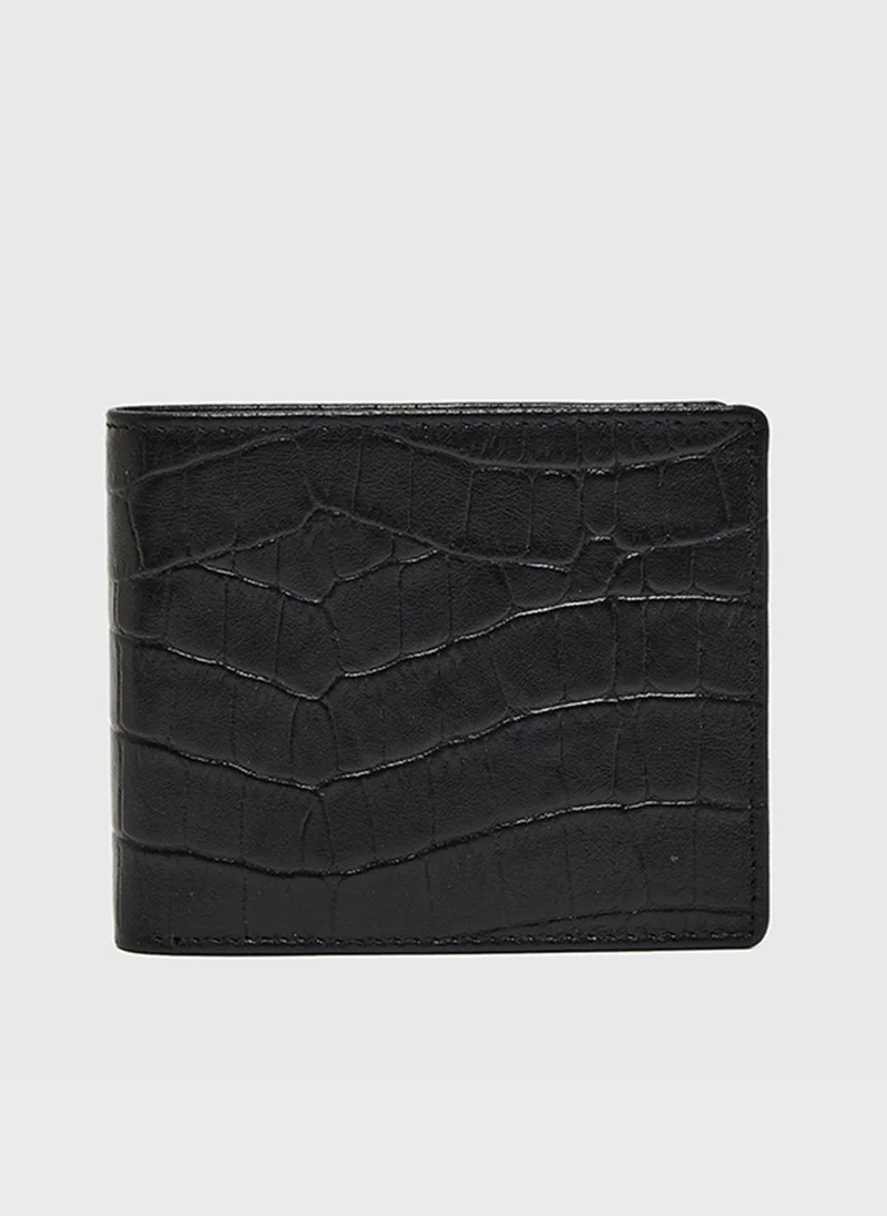 Hush Puppies Hush Puppies Mens GWP-WALLET BL Embossed Wallet, Black