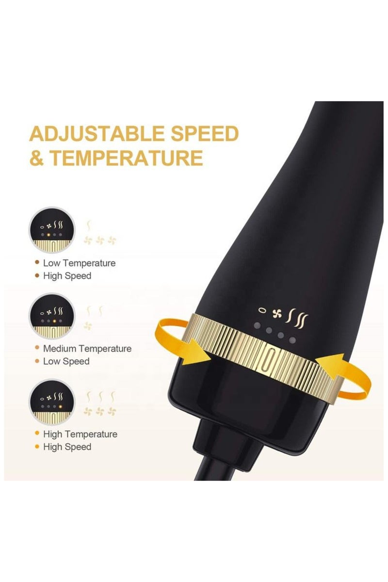 Denx Hair Dryer and Styler,3 IN 1 Hair Dryer Brush,Hair Curler,Hair Straightener,Negative Ion  Brush Blow Dryer Styler, for All Hair Types - Image 3