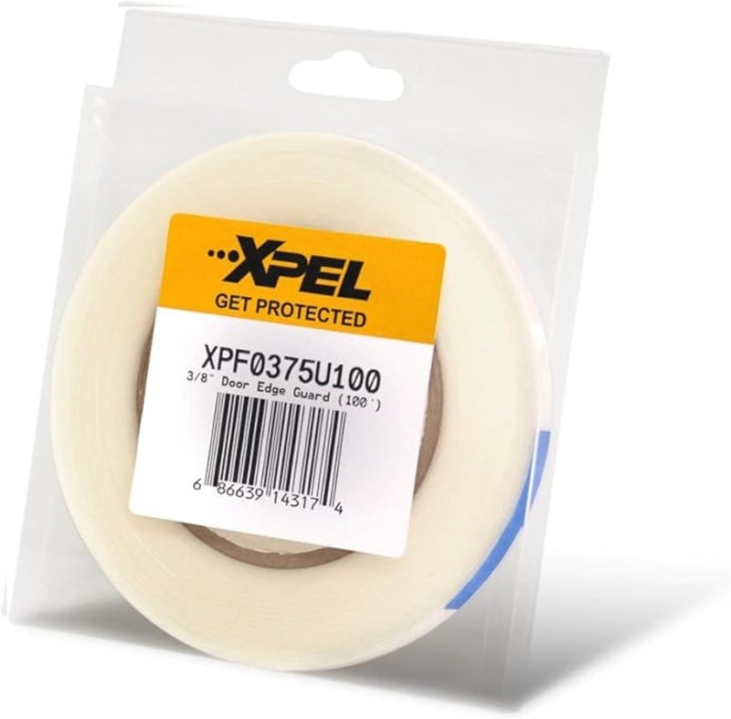 XPEL Door Edge Guard Protection Film Roll, 3/8" x 100' - Car or Truck Doors, Protective Barrier Against Minor Scratches, Paint Chips, Door Edge Impact, and Dings - Prevents Damage and Possible Rust Wear resistant - Image 1