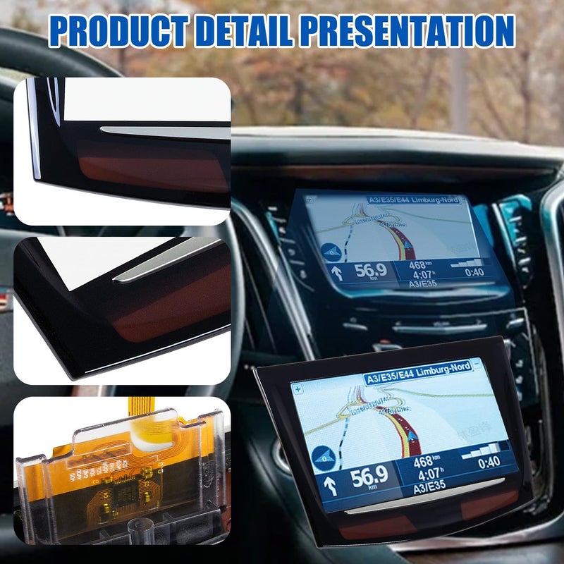 RANSOTO CUE Touch Screen Display for 2018-2021 Cadillac ATS, ATS-V, XTS, CTS, CTS-V, Escalade with Free Trim Tools - Image 2