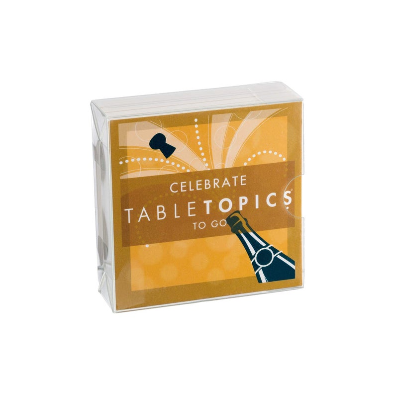 TableTopics Celebrate to Go Conversation Cards Game for Parties Special Occasions Holidays with 40 Questions to Take Anywhere Great Gift - Image 4