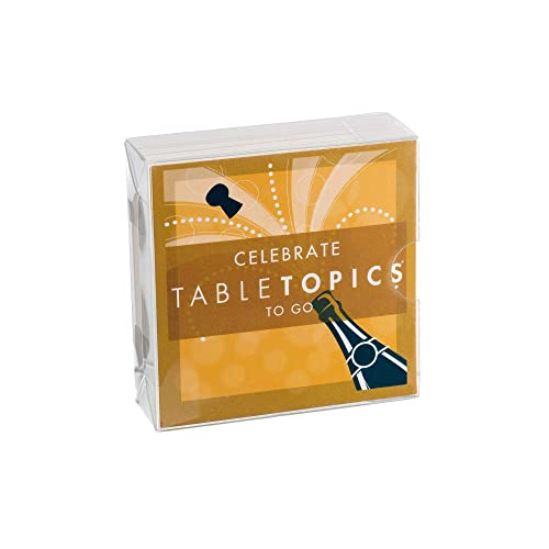 TableTopics Celebrate to Go Conversation Cards Game for Parties Special Occasions Holidays with 40 Questions to Take Anywhere Great Gift - Image 1