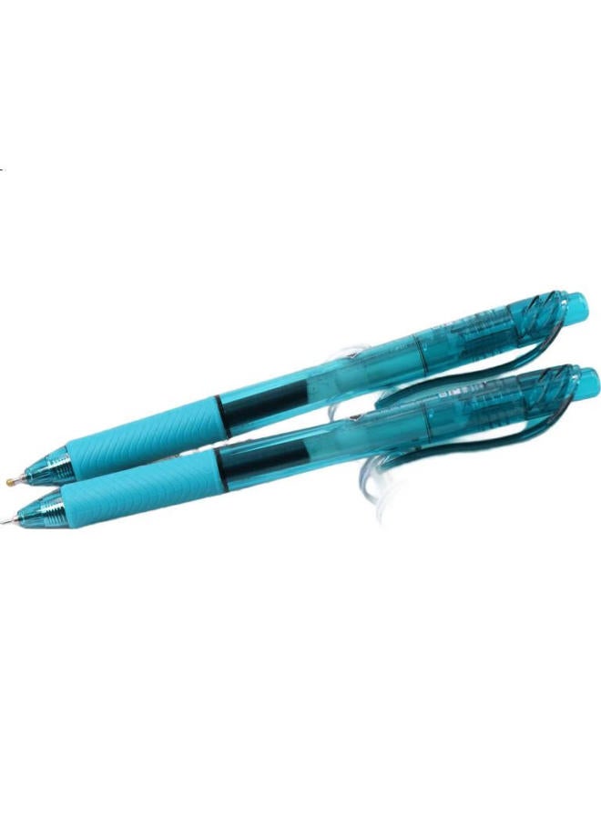 Pentel Bln105 Retractable Lake Blue Gel Pen, Stylish 0.5Mm Signing Pen, Business And Student Quick-Drying Ink Pen, Water-Based Pen, Stationery, Lake Blue Single Pen - Image 1