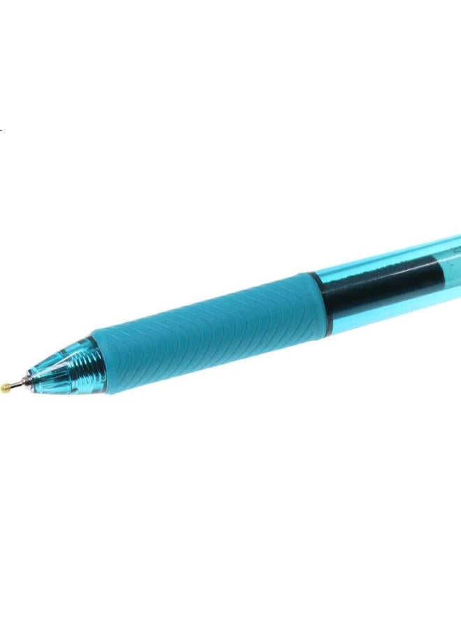 Pentel Bln105 Retractable Lake Blue Gel Pen, Stylish 0.5Mm Signing Pen, Business And Student Quick-Drying Ink Pen, Water-Based Pen, Stationery, Lake Blue Single Pen - Image 2