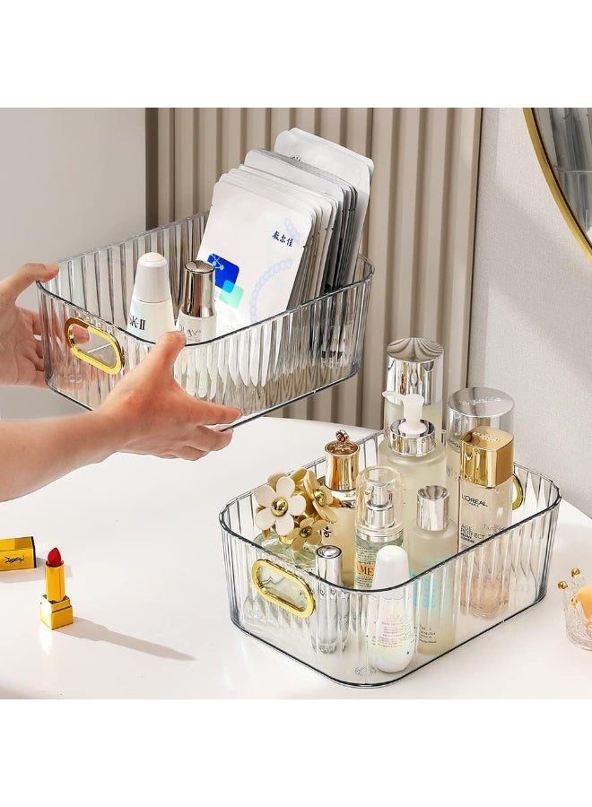 Modern Acrylic Makeup Organizer – Functional Bathroom and Desk Storage for Cosmetics, Skincare, Lipsticks, and Beauty Tools, Countertop & Dresser Friendly, 30*22*13cm - Image 5