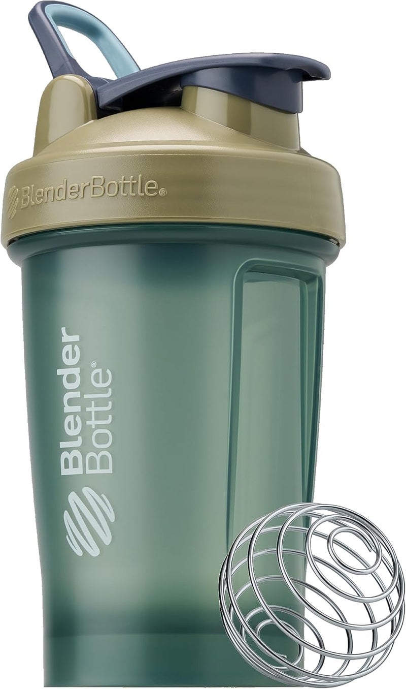 BlenderBottle Blender Bottle Classic V2 Shaker Perfect for Protein Shakes and Pre Workout, 20oz, Full Color Tan - Image 1