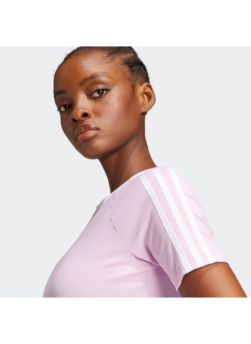 adidas Originals 3 Stripes Baby T-Shirt - Image 4