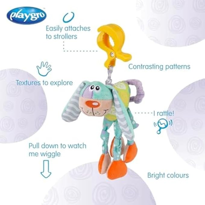 WONKY WIGGLER - REFRESH – ENGAGING STROLLER BABY TOY FOR DEVELOPMENT AND SENSORY PLAY, 0+ MONTHS - Image 4