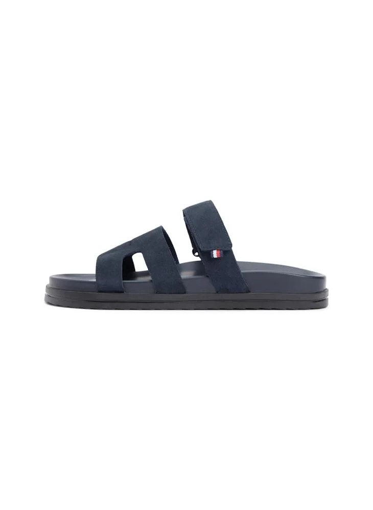 TOMMY HILFIGER Adjustable Premium Suede Sandal