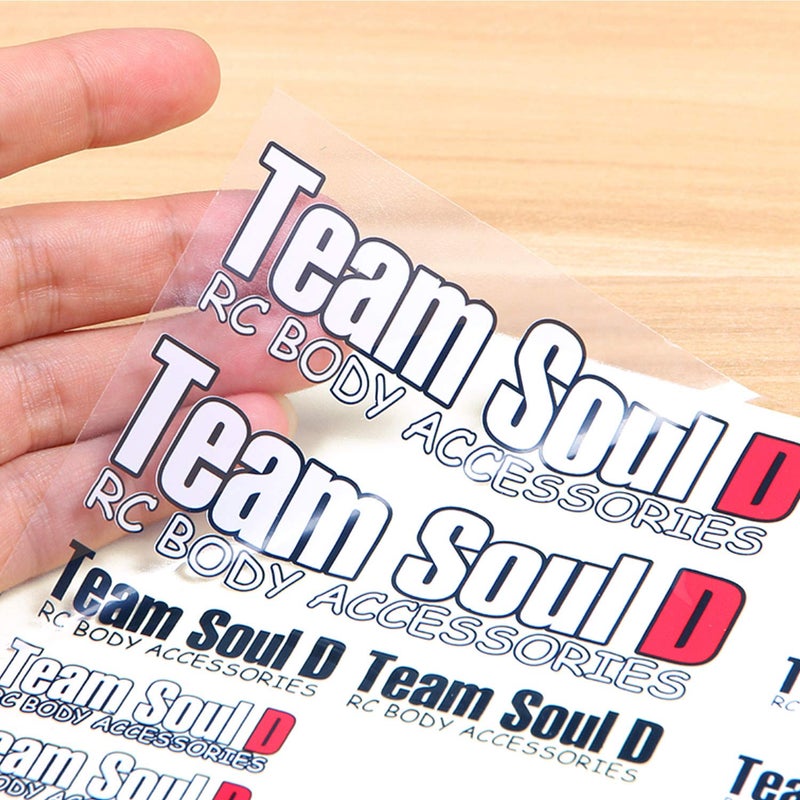 A-SUB Clear Sticker Paper for Inkjet Printers - Waterproof Translucent Printable Vinyl Sticker Paper - 15 Sheets 8.5x11 Inch Glossy Clear Label Paper for Custom Decals - Image 2
