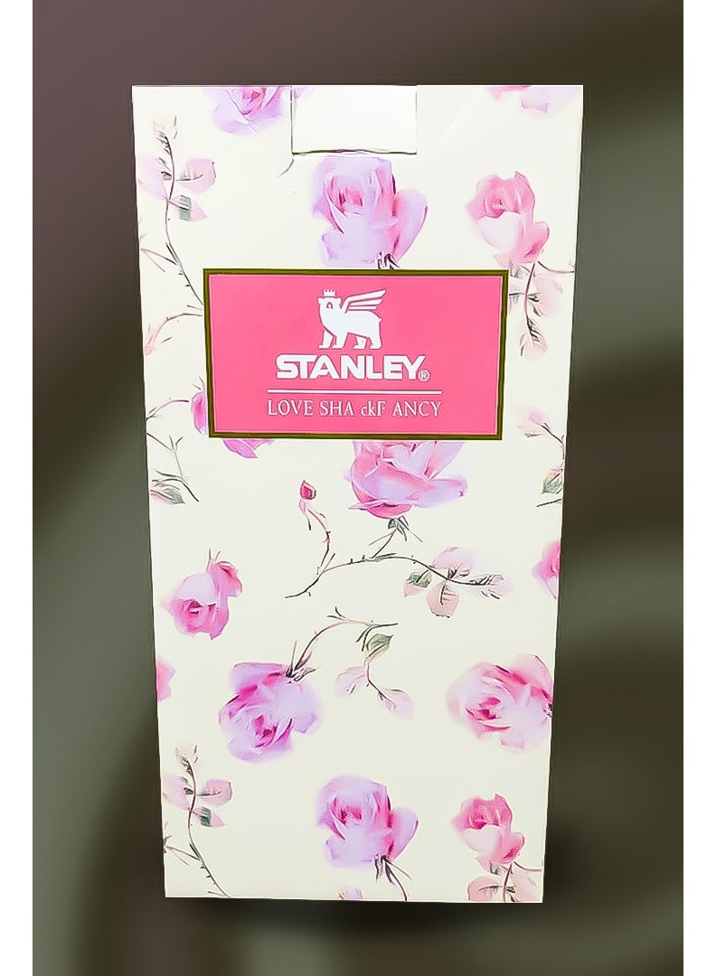 Stanley 40oz Tumbler Stainless Steel Travel Mug With Reusable Straw, BPA Free, Leakproof FlowState Lid, Dishwasher Safe, Hot & Cold Insulated, Slim Base, Durable Handle