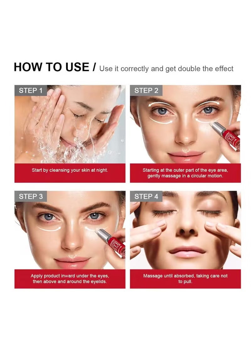 lakerain Retinol Eye Stick Lightening Dark Circles Firming Skin Instant Eye Repair Stick for Eyes Care - Image 3
