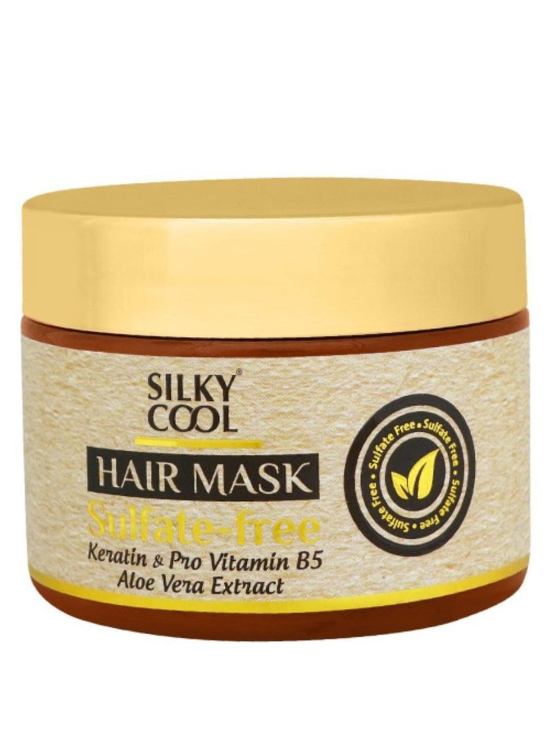 Silky Cool Sulfate-free With Keratin, Pro Vitamin B5, And Aloe Vera Extract Hair Mask 350ml