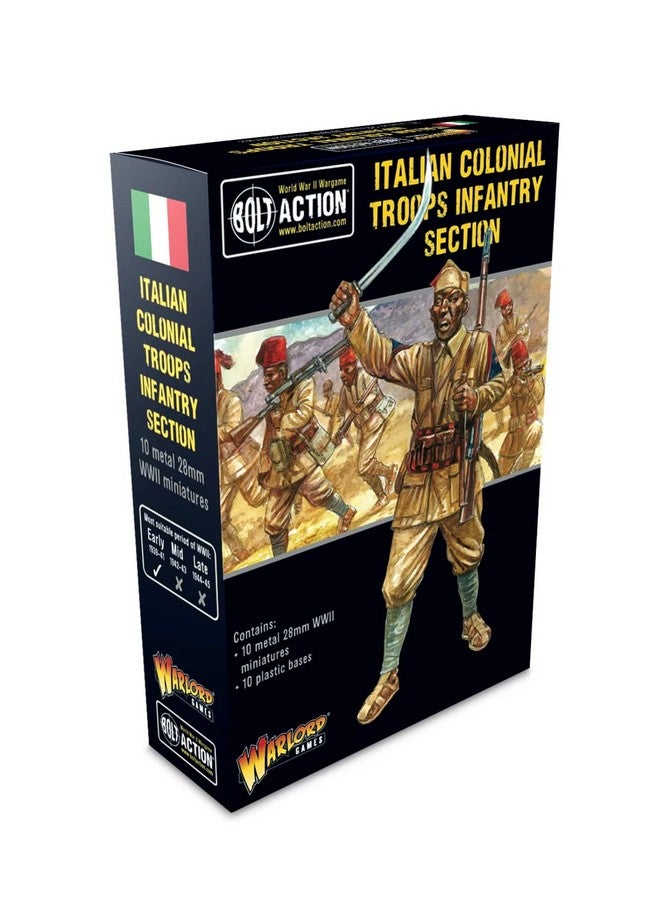 Warlord Games Bolt Action - Italian Colonial Troops Infantry Section - Image 1