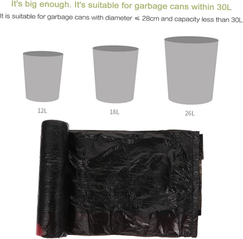 فاليكلود أكياس قمامة إضافية قوية بسحب الحبل عبوة من 10 أكياس مقاومة للتسرب بسعة كبيرة مصنوعة من مادة البولي بروبيلين - Image 3