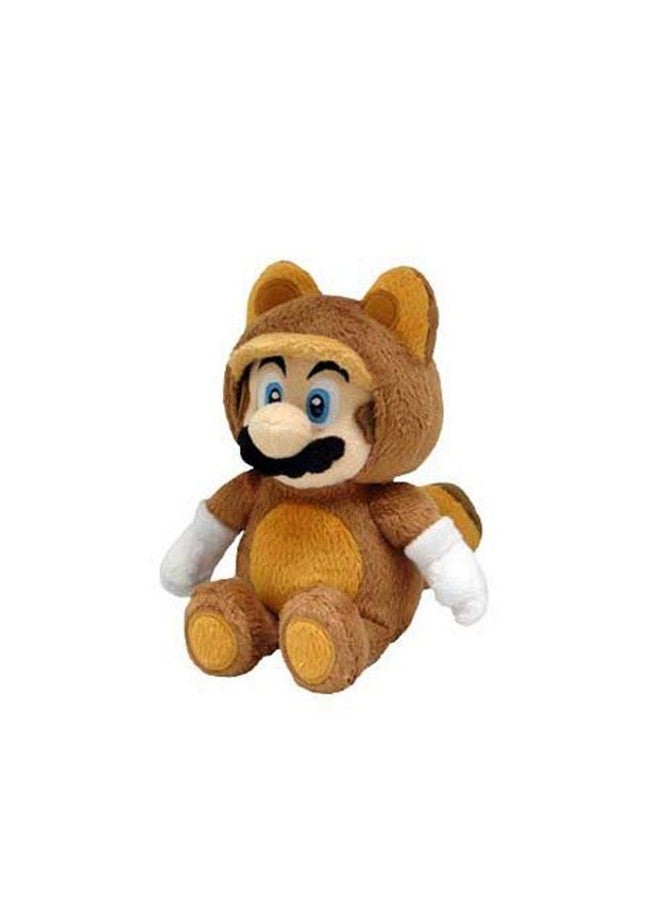 Little Buddy Official Super Mario Plush Raccoon Tanooki Mario, 9-Inch - Image 1