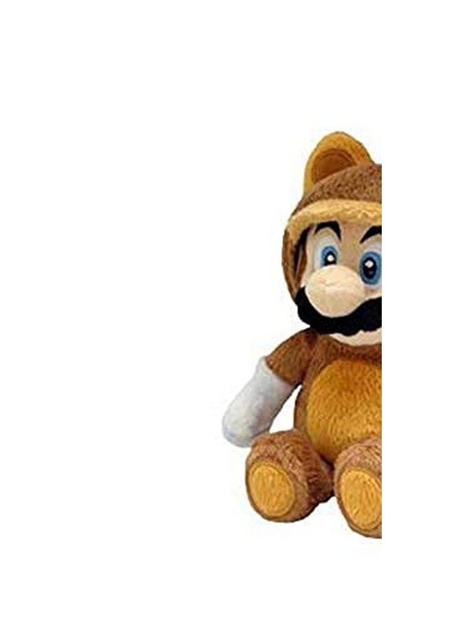 Little Buddy Official Super Mario Plush Raccoon Tanooki Mario, 9-Inch - Image 2