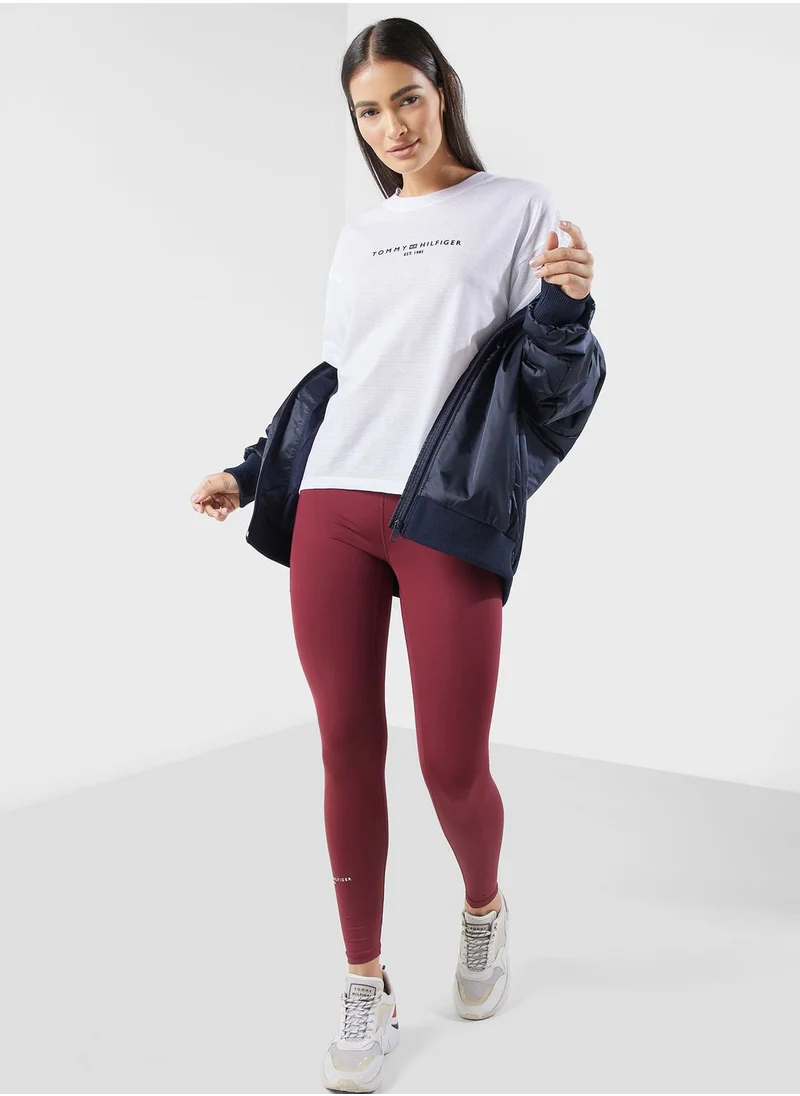 Tommy Hilfiger Sport Relaxed Cropped T-Shirt