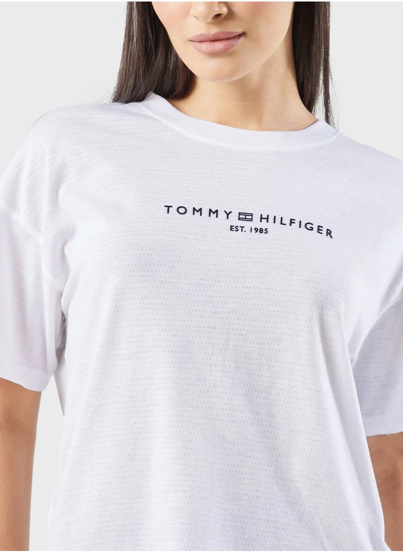 Tommy Hilfiger Sport Relaxed Cropped T-Shirt