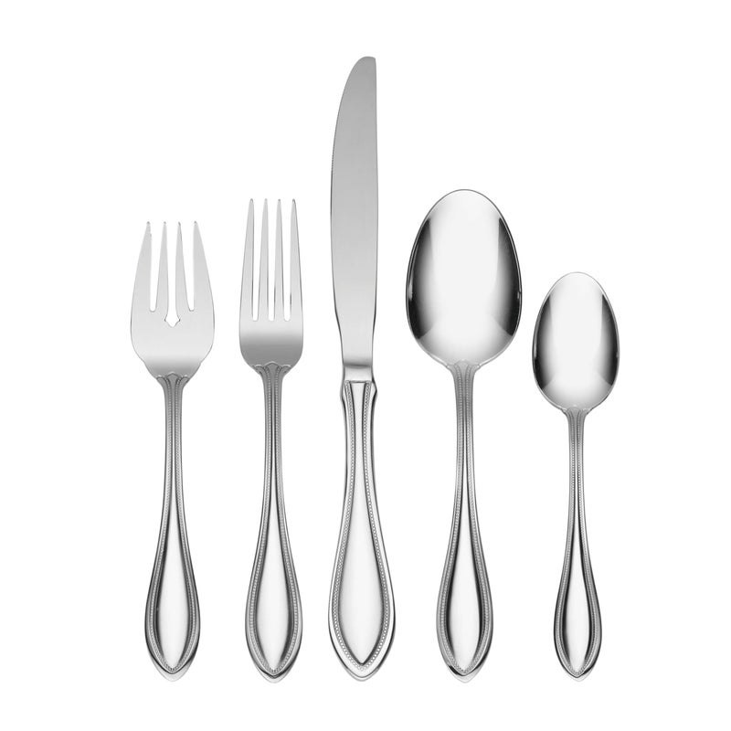 Oneida 2905045HL20 American Harmony 45 Piece Everyday Flatware Set Service For 8